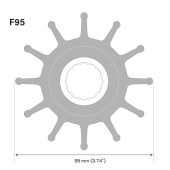 Johnson Pump 09-842B - Impeller F98