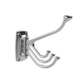 Foresti & Suardi 205B.C -  Quadruple Coat Hook Chrome 115x40x125 mm Blister