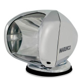 Marinco Spotlight 100W 12V/24V Chrome Including Remote SPLR-2