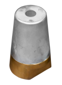 Tecnoseal 00417X/C - Radice Out Of Standard Conical Prop Nut (With Brass Plug) W/hole Ø12