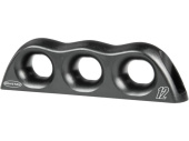 Ronstan RF8093-12 - RopeGlide Fairlead Triple Black 12mm