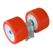 Rollers - 2 Mounted On Balance Wheel - ø120mm - Red