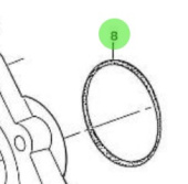 Nanni Diesel 970154025 - Sea Water Pump O-Ring for HE and N4 Engines