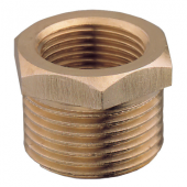 Guidi Brass Reducing Nipple M-F 2"X1"1/2