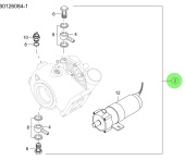 Steyr 2178774-0 - Hot Water Fitting Kit With Circulation Pump for Water-Cooled Turbo Steyr Engines