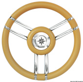 Osculati 45.178.17 - Apollo Steering Wheel SS+Polyurethane Ø350mm Ivory