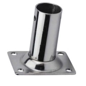 Lalizas 95881 - Rectangular Base, W/Inclination 90°, Stainless Steel 316, Ø25mm