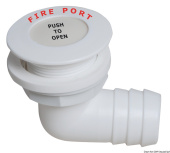 Osculati 17.681.01 - Fire Port 90° with Hose Ad.38mm