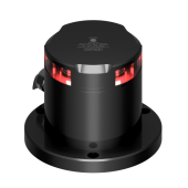Lopolight 300-114G2-PRO - Navigation Light 3NM 360° Red, Black Anodized