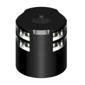 Lopolight 201-012ST-B-CD - Navigation Light 2NM 360° White, Double, Black W/Conn & Alu-Base CD