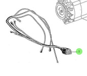 Nanni Diesel 970302661D - Engine Wiring Harness for 4.110HE to 4.220HE