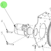 Nanni Diesel 970313516 - Starter Motor Assembly for N2 Engines