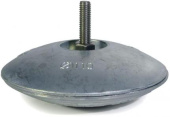 Tecnoseal R125 - Rosette Anode Double Ø125mm