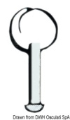 Osculati 37.106.18C - SS Clevis Pin Without Ring 4mm x 25mm