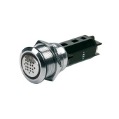 BEP 80-511-0010-00 - Buzzer and Warning Light Stainless Steel 24V Red LED
