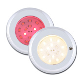 Båtsystem 9476CRVS - Pinto LED Chrome + Switch, White/Red, 8-30V-2W