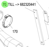 Steyr 2180814-0 - Mounting Plate Spare Part for Steyr SE Series Engines