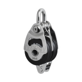 Antal 00304 - Stainless Steel 316 Mini Block Series 34x6, Ball Bearing, Double Block + Becket