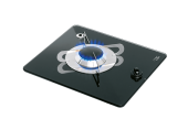 Allpa Airxcel Gas Hob Unit With Thermic Glass-Plate, 325x290x80mm, Burner: 1x Medium