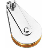 Barton 91302 – High Load Wire Block Swivel Eye 45mm, Plain Bearing, Ø45mm Sheave, Max Rope 5mm