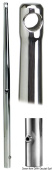 Osculati AISI 316 Stainless Steel Stanchion for Male Bases, Ø25–30 mm, 625–752 mm