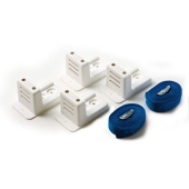 Can SB 01.2339 - 2340 White/Black Fixing Kit With Brackets And Belts