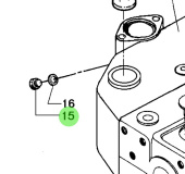 Bukh 009R2012 - 3/8 in BSP Heating Connection Plug for DV Engines