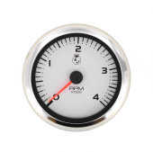 Veethree 65537SSFE - Argent Pro Tachometer 0-4000 RPM (Diesel)