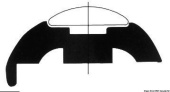 Osculati 44.480.21 - White PVC Profile Base 50 mm (24 m)