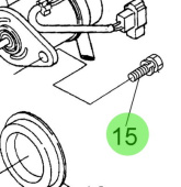 Nanni Diesel 970313344 - Hex Socket Head Bolt for Governor and Electric Stop Assemblies