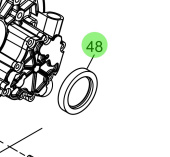 Steyr 2170276-1 - Rotary Shaft Seal for Crankshaft on Steyr Engines