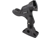 Attwood Pro Series Rod Holder Black, Deck Mount