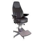Norsap 6535 - 1500 Comfort Helmsman's Seat With Five Star Base 75/94 Black