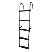 Nuova Rade 50055 - Swim Ladder Stainless Steel 5 Steps; Coastal Plastic Non-Skid Steps