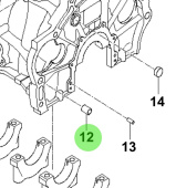 Bukh 21124-21000 - Knock Bush for R210J Cylinder Blocks