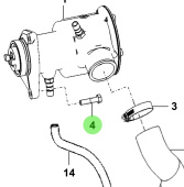 Bukh 38612-3A001 - Sealing Bolt for S270J Seawater Pumps