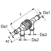 Webasto 1319595A - Non-Return Valve 20x20x20x20