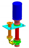 Allweiler ALLUB NSSV Vertical submersible centrifugal pump for lubrication
