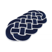 Cavalieri Rope Carpet 600x330 mm Blue White