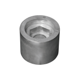 Tecnoseal Ferretti Hexagonal Propeller Anode Ø155 mm