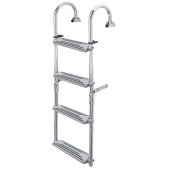 Nuova Rade 55696 - Foldable Ladder, 3+2 Steps, Stainless Steel 316, 180⁰, 1300x325mm