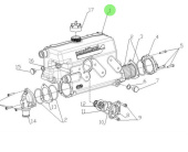 Nanni Diesel 48300425 - Heat Exchanger Housing for N4 and 4.2 Series Engines
