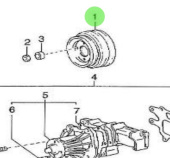 Nanni Diesel 970312221 - Fan Pulley for Water Pump