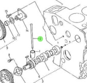 Nanni Diesel 970141102 - Push Rod for 2.40HE Engines