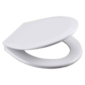 Ijssel Toilet Seat + Lid + Fitting Set White