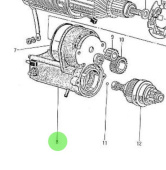 Nanni Diesel 970303991 - Magnetic Switch Holder for Starter Motor