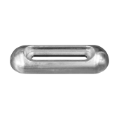 Tecnoseal Zinc UK-Type Fairline Bolt-On Bar Sacrificial Slotted Anodes