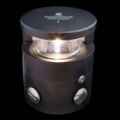 Lopolight 300-136-B - Navigation Light 6NM 225° White, Masthead, Horizontal Mount, Black Anodized