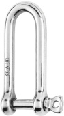 Wichard 11215 - Long D-Shackle HR Stainless Steel 10 mm