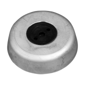 Tecnoseal Zinc Baglietto-Type Stern Disc Sacrificial Anodes Ø120x35 mm with Steel Insert
